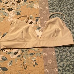 Brand new Pleather bra from FreePeople